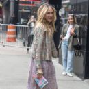 Sarah Jessica Parker – Heads to ‘Good Morning America’ in Times Square in New York