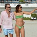 Nigora Whitehorn (Bannatyne) – In a green bikini in Dubai - 454 x 303