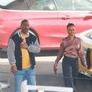 Taylour Paige – Filming ‘Beverly Hills Cop 4’ in Los Angeles - 454 x 681