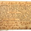 Oaths of allegiance