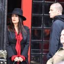 Salma Hayek – On set for ‘Magic Mike 3’ in London