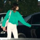 Kendall Jenner – Out for dinner in black limo at SoHo House in Malibu