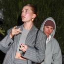 Hailey Bieber – Seen at the Birds Club in West Hollywood