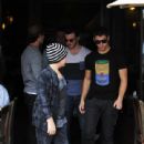 The Jonas Brothers get together for lunch at Kings Road Cafe in West Hollywood on September 5, 2012 - 440 x 678