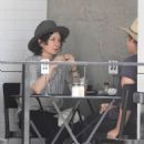 Sara Gilbert &#8211; Seen out enjoying lunch with a friend in Los Angeles