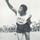 Fijian female discus throwers