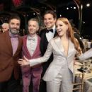 Oscar Isaac, Jeremy Strong, Bradley Cooper and Jessica Chastain - The 28th Annual Screen Actors Guild Awards (2022) - 454 x 331