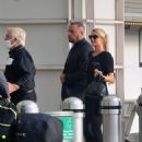 Paris Hilton – With her fiance Carter Milliken Reum Depart Washington DC