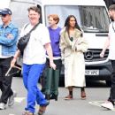 Neneh Cherry – Photographed on a Burberry Shoot in Soho - 454 x 353