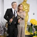 Alfonso Cuaron and Angelina Jolie - The 86th Annual Academy Awards - Press Room - 414 x 612