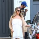 Stassi Schroeder in White Mini Dress – Out on her birthday in Los Angeles