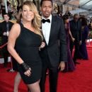 Mariah Carey and Nick Cannon at the 20th Annual Screen Actors Guild Awards at The Shrine Auditorium on January 18, 2014 in Los Angeles