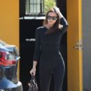 Irina Shayk – In a Yeezy shoes while out in Santa Monica