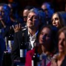 Paul McCartney watches performances onstage during the 36th Annual Rock & Roll Hall Of Fame Induction Ceremony at Rocket Mortgage Fieldhouse on October 30, 2021 in Cleveland, Ohio - 454 x 332