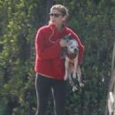 Kate Mara – Out with her pup in Los Feliz