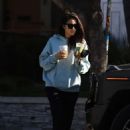 Shay Mitchell – goes out for a morning coffee in Studio City