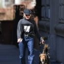 Kate Capshaw – Seen on a Dog Walk in NY