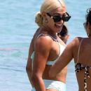 Ioanna Touni &#8211; Bikini candids at the beach in Mykonos &#8211; Greece