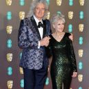 Brian May attends the EE British Academy Film Awards at Royal Albert Hall on February 10, 2019 in London, England