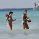 Arabella Chi – With Kady McDermott at the beach on Isla Mujeres in Mexico - 454 x 339