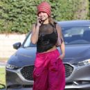 Addison Rae – Seen after Pilates session in Los Angeles