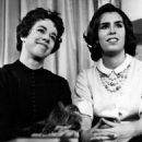 Carol and sister Chrissie on Person to Person, 1961