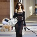 Emily Ratajkowski – Seen while out walking her dog in New York