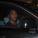 Jordyn Woods – With boyfriend Karl Anthony Towns at Craig’s in West Hollywood - 454 x 363