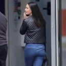 Kirsty Gallacher – Out in tight denim and leather jacket at Smooth Radio in London - 454 x 752