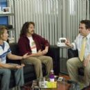 “Strange Wilderness” TV show host Peter Gaulke (Steve Zahn, left) and his partner Fred Wolf (Allen Covert, center) try to talk Ed Lawson (Jeff Garlin, right) out of canceling their program in “Strange Wilderness.” Photo Credit: Dar