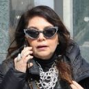 Cristina D’Avena – Seen while taking a call in Milan