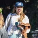 Jennifer Lawrence – Seen at the park with her husband Cooke Maroney and baby boy in LA