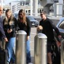 Sibi Blazic – With Emmeline Bale Seen at LAX in Los Angeles