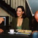 Alon Aboutboul as Avinoam, Ayelet July Zurer as Nina, and Director Savi Gabizon in Nina's Tragedies