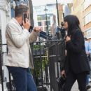 Claudia Winkleman – Seen while out in Soho – London - 454 x 457