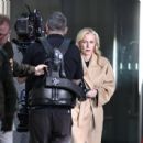 Gillian Anderson – New commercial filming in London - 454 x 437