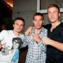 Slawomir Peszko, Lukas Podolski and Michael Rensing