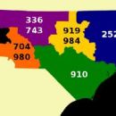 Area codes 919 and 984