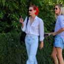 Jaime King – Dons new hair style after lunch with friend - 454 x 612