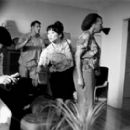 Vinh (Tzi Ma), Michael (Tyler Christopher), Mai (Lauren Tom), Dolores (Mary Alice) and Dwayne (Chi Muoi Lo) as mass confusion erupts at Dwayne's house in Iron Hill's Catfish in Black Bean Sauce - 2000 - 400 x 270
