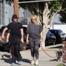 Malin Akerman – Seen with her husband Jack Donnelly near their home in Los Angeles - 454 x 516