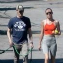 Kate Bosworth – Walk with her husband Micheal Polish in LA