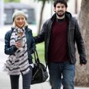 Christina Aguilera And Her Husband Jordan Bratman Acted Like A Pair Of Newlyweds As They Stopped By A Potential School For Their Son Max In Los Angeles, CA On December 21, 2009 - 454 x 649