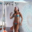 Kaz Crossley – In a bikini poolside at the Jacaranda Lounge in Spain - 454 x 695