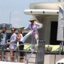 Savannah Chrisley – With Emmy Medders on a boat ride in Miami Bay - 454 x 303