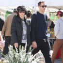 Paris Hilton and Carter Reum Shopping at a Farmers Market in Los Angeles