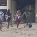 Camila Morrone and Leonardo DiCaprio – Seen at a beach