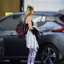 Margot Robbie in Leggings – Leaving the gym in Los Angeles