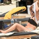 Katya Jones – With Amie Fuller are seen on the beach in Mykonos - 454 x 303