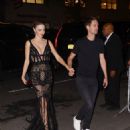 Miranda Kerr – Heads to Bemelmans Bar for a 2022 Met Gala after party in New York - 454 x 569